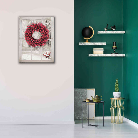 Image of 'Beaded Wreath View I' by Lori Deiter, Canvas Wall Art,26 x 34