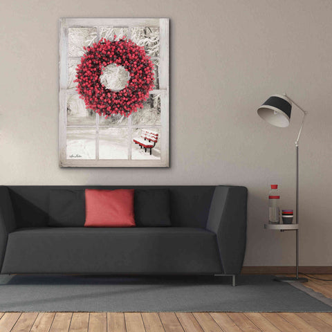 Image of 'Beaded Wreath View I' by Lori Deiter, Canvas Wall Art,40 x 54