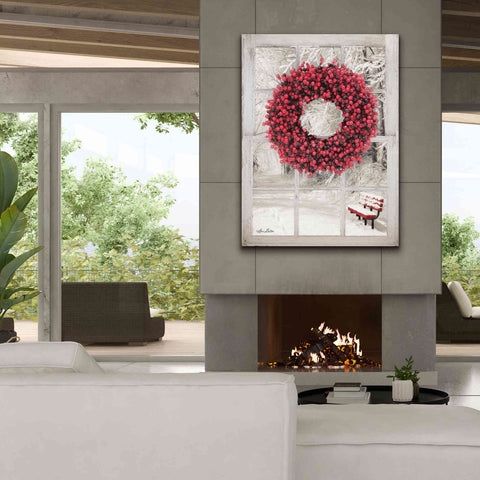 Image of 'Beaded Wreath View I' by Lori Deiter, Canvas Wall Art,40 x 54