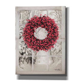 'Beaded Wreath View II' by Lori Deiter, Canvas Wall Art