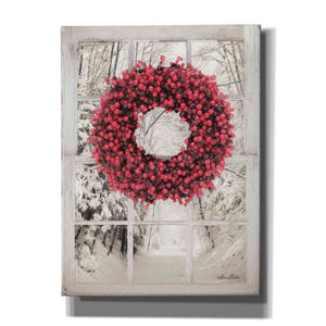'Beaded Wreath View II' by Lori Deiter, Canvas Wall Art
