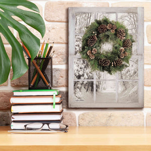 'Pine Tree Window View' by Lori Deiter, Canvas Wall Art,12 x 16