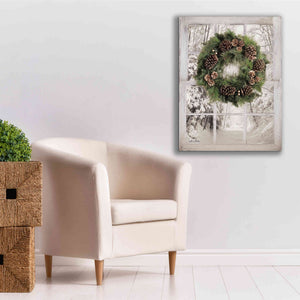 'Pine Tree Window View' by Lori Deiter, Canvas Wall Art,26 x 34
