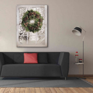'Pine Tree Window View' by Lori Deiter, Canvas Wall Art,40 x 54