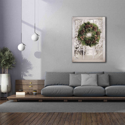 Image of 'Pine Tree Window View' by Lori Deiter, Canvas Wall Art,40 x 54