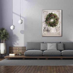 'Pine Tree Window View' by Lori Deiter, Canvas Wall Art,40 x 54