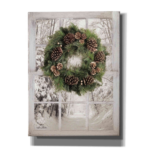 Image of 'Pine Tree Window View' by Lori Deiter, Canvas Wall Art