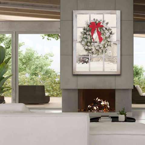 Image of 'On the Farm Window View' by Lori Deiter, Canvas Wall Art,40 x 54