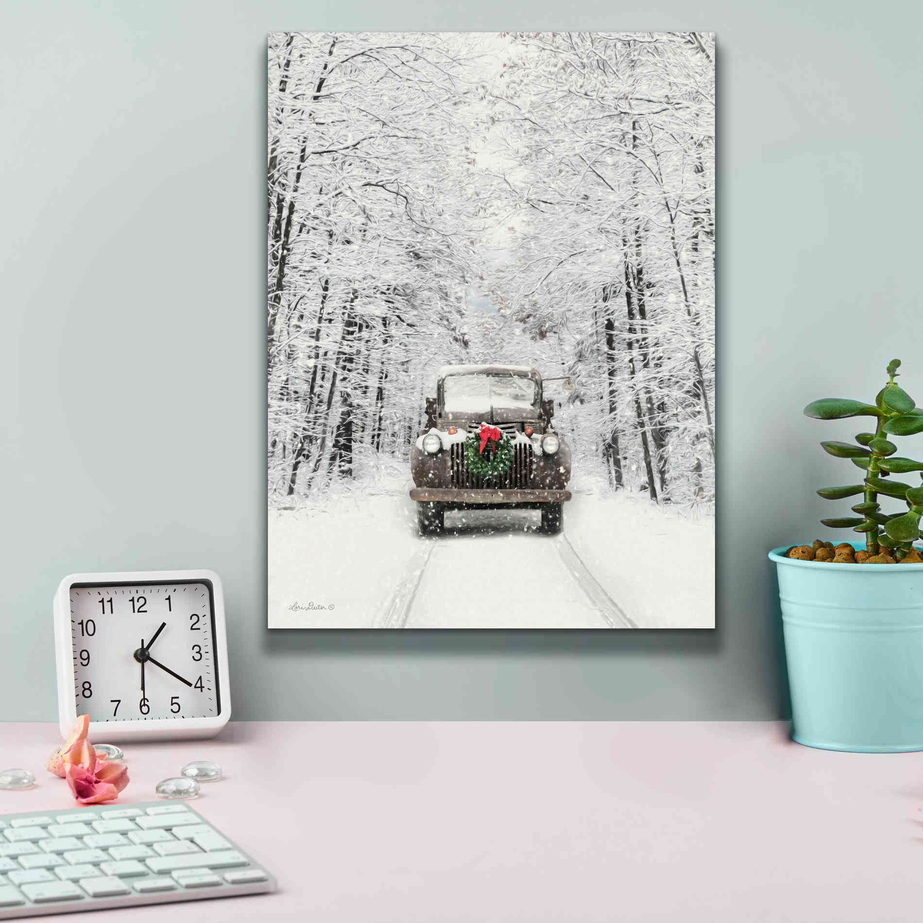 'Antique Christmas' by Lori Deiter, Canvas Wall Art,12 x 16