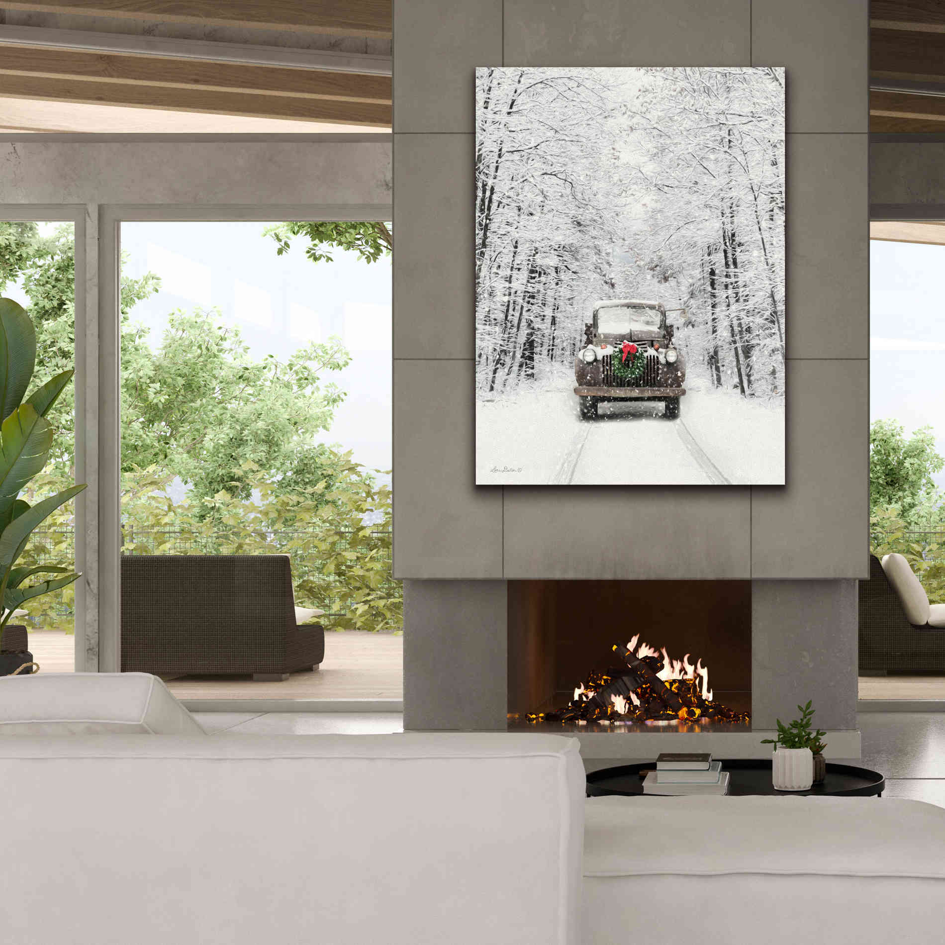 'Antique Christmas' by Lori Deiter, Canvas Wall Art,40 x 54