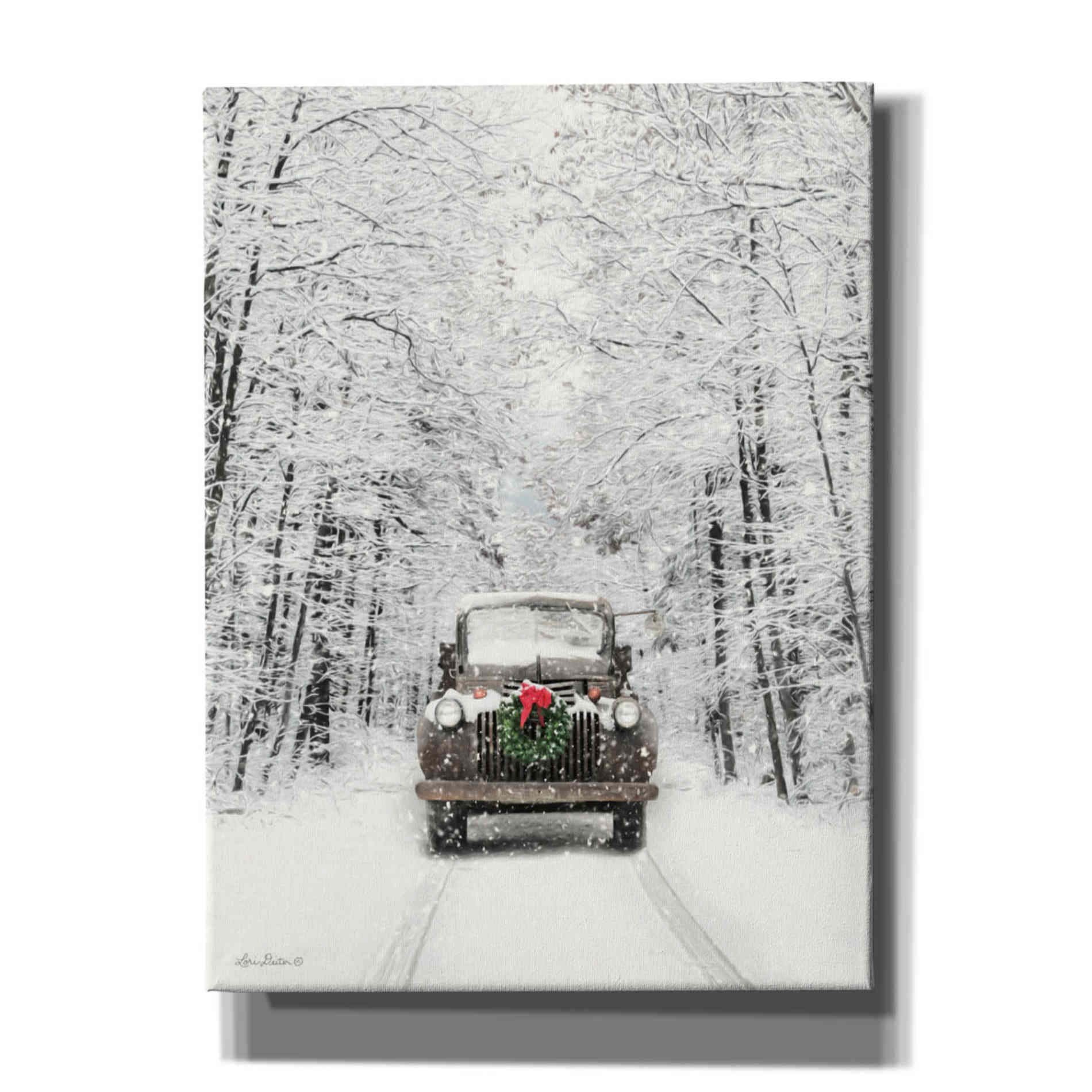 'Antique Christmas' by Lori Deiter, Canvas Wall Art