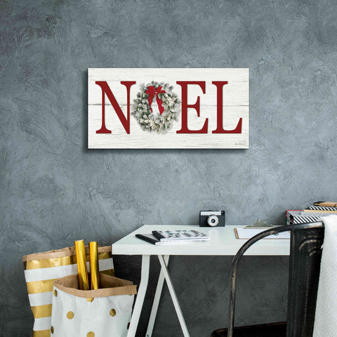 Image of 'Christmas Noel' by Lori Deiter, Canvas Wall Art,24 x 12