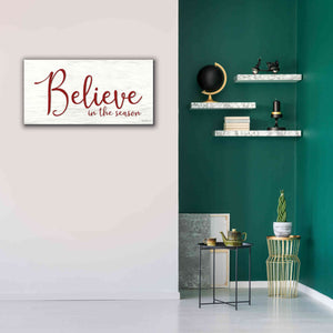'Believe in the Season' by Lori Deiter, Canvas Wall Art,40 x 20