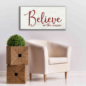 'Believe in the Season' by Lori Deiter, Canvas Wall Art,40 x 20