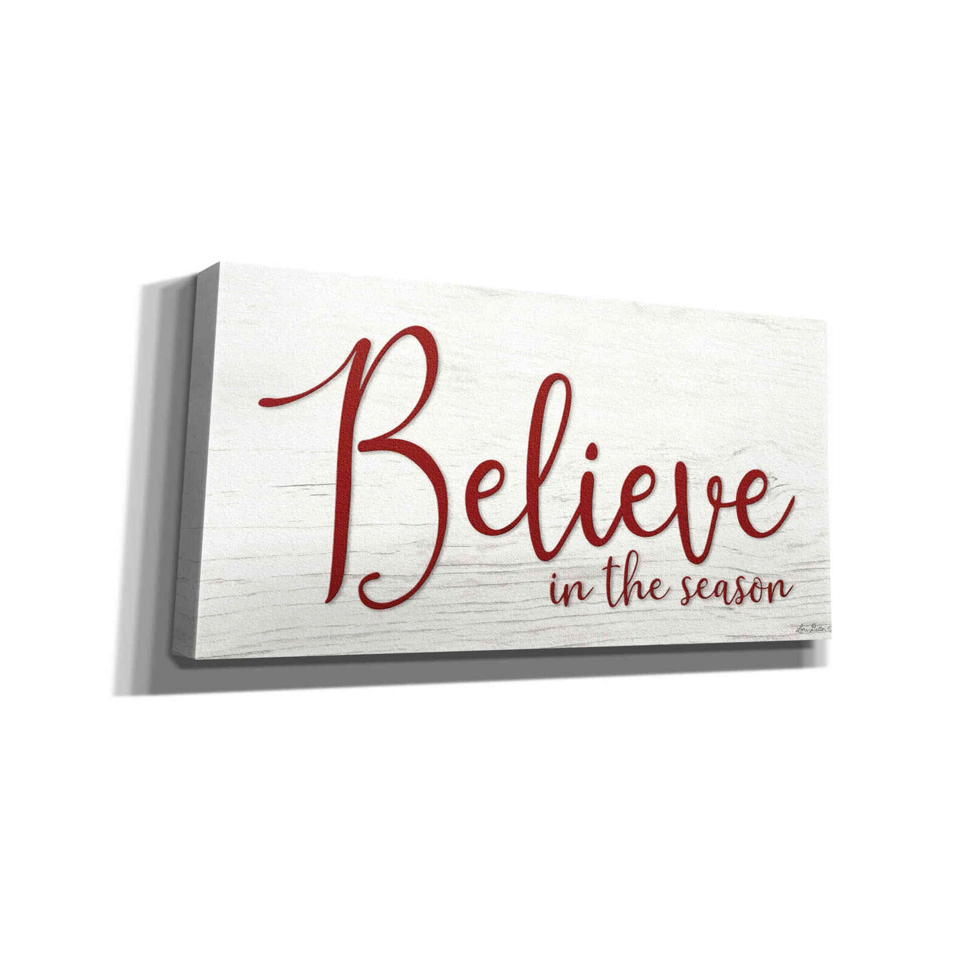 'Believe in the Season' by Lori Deiter, Canvas Wall Art