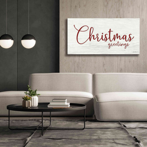 Image of 'Christmas Greetings' by Lori Deiter, Canvas Wall Art,60 x 30