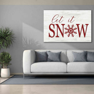 'Let It Snow 2' by Lori Deiter, Canvas Wall Art,60 x 40