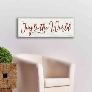 'Joy to the World' by Lori Deiter, Canvas Wall Art,36 x 12