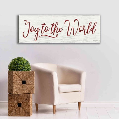 Image of 'Joy to the World' by Lori Deiter, Canvas Wall Art,60 x 20