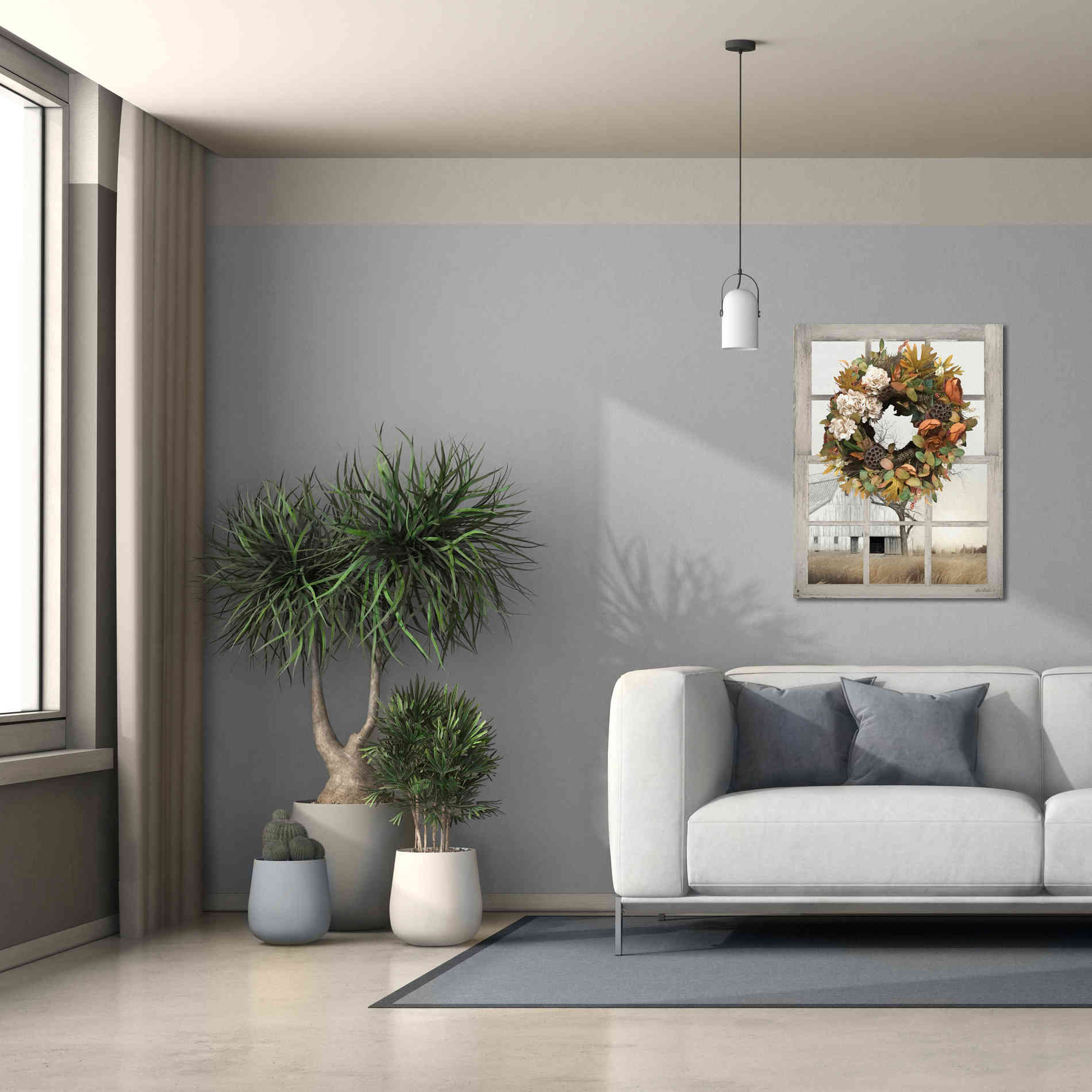 'Fall Window View I' by Lori Deiter, Canvas Wall Art,26 x 34