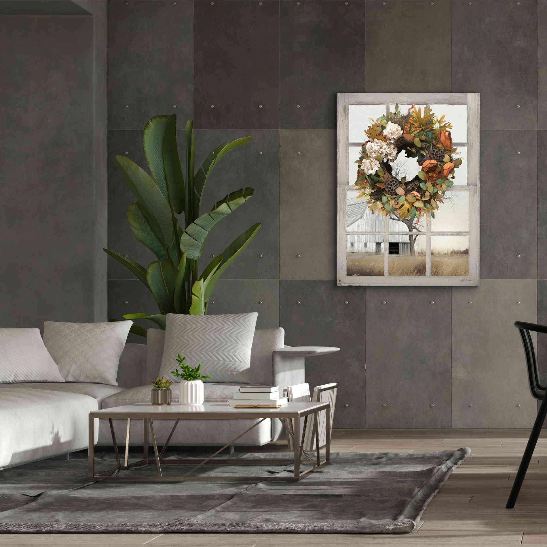 'Fall Window View I' by Lori Deiter, Canvas Wall Art,40 x 54