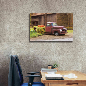 'Fall Pumpkin Truck' by Lori Deiter, Canvas Wall Art,40 x 26
