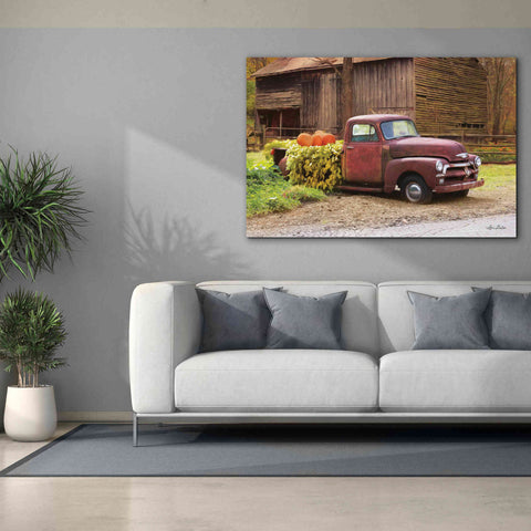 Image of 'Fall Pumpkin Truck' by Lori Deiter, Canvas Wall Art,60 x 40