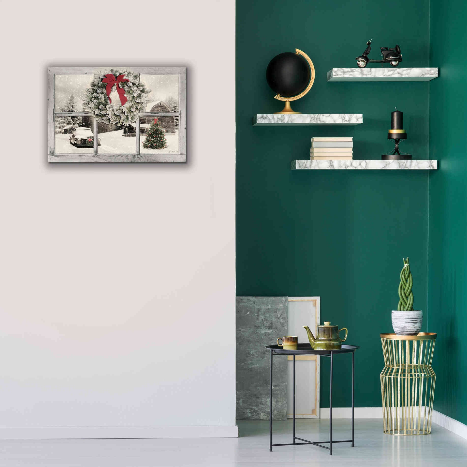 'It's Cold Outside' by Lori Deiter, Canvas Wall Art,26 x 18