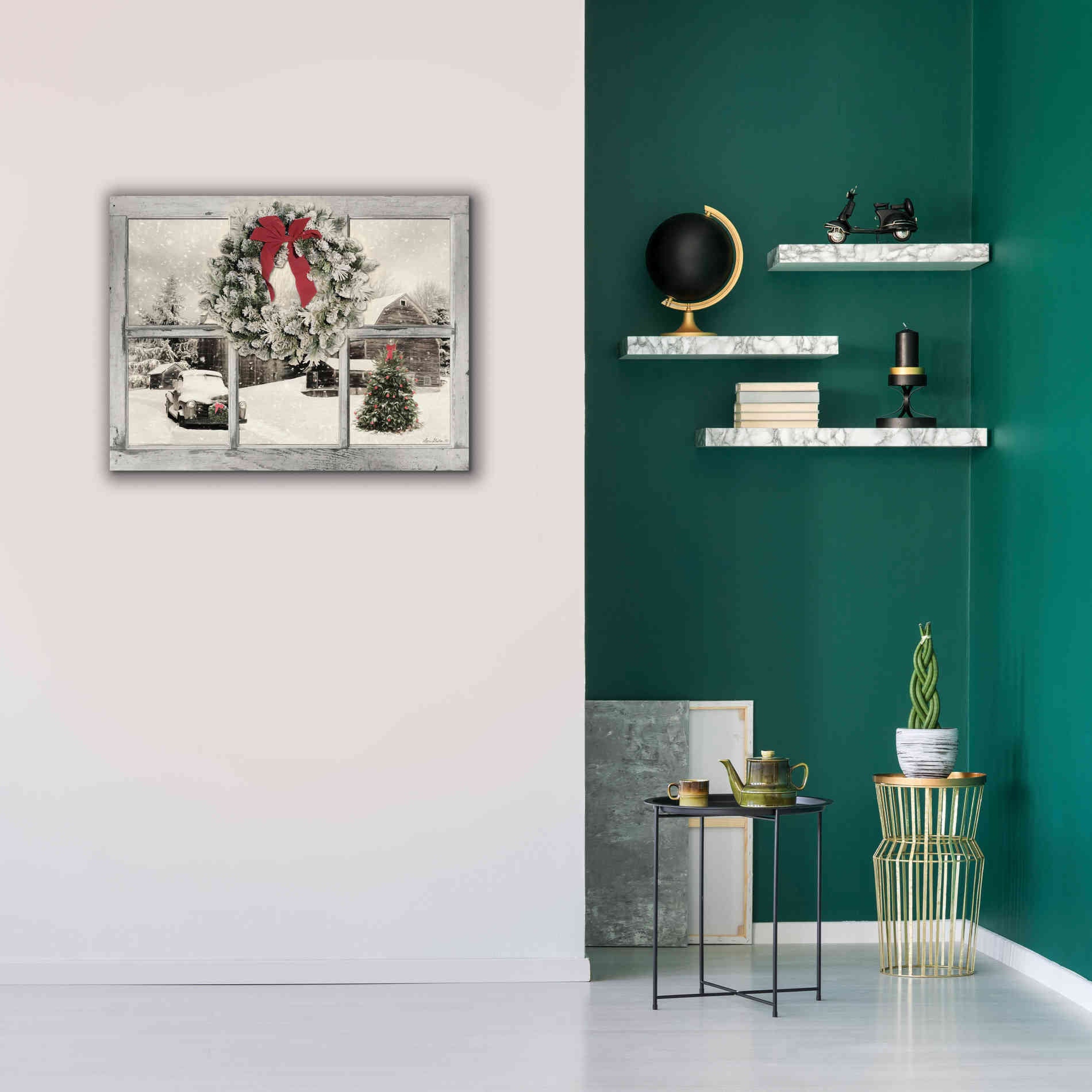 'It's Cold Outside' by Lori Deiter, Canvas Wall Art,34 x 26