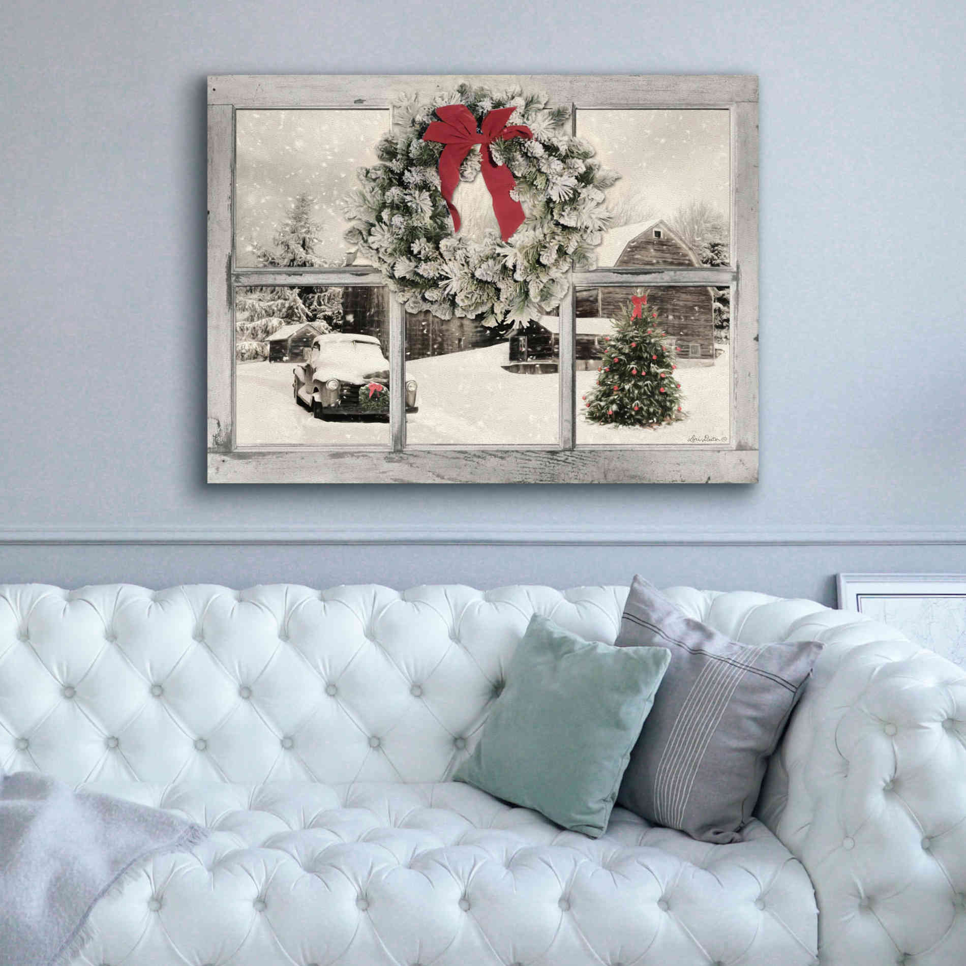'It's Cold Outside' by Lori Deiter, Canvas Wall Art,54 x 40