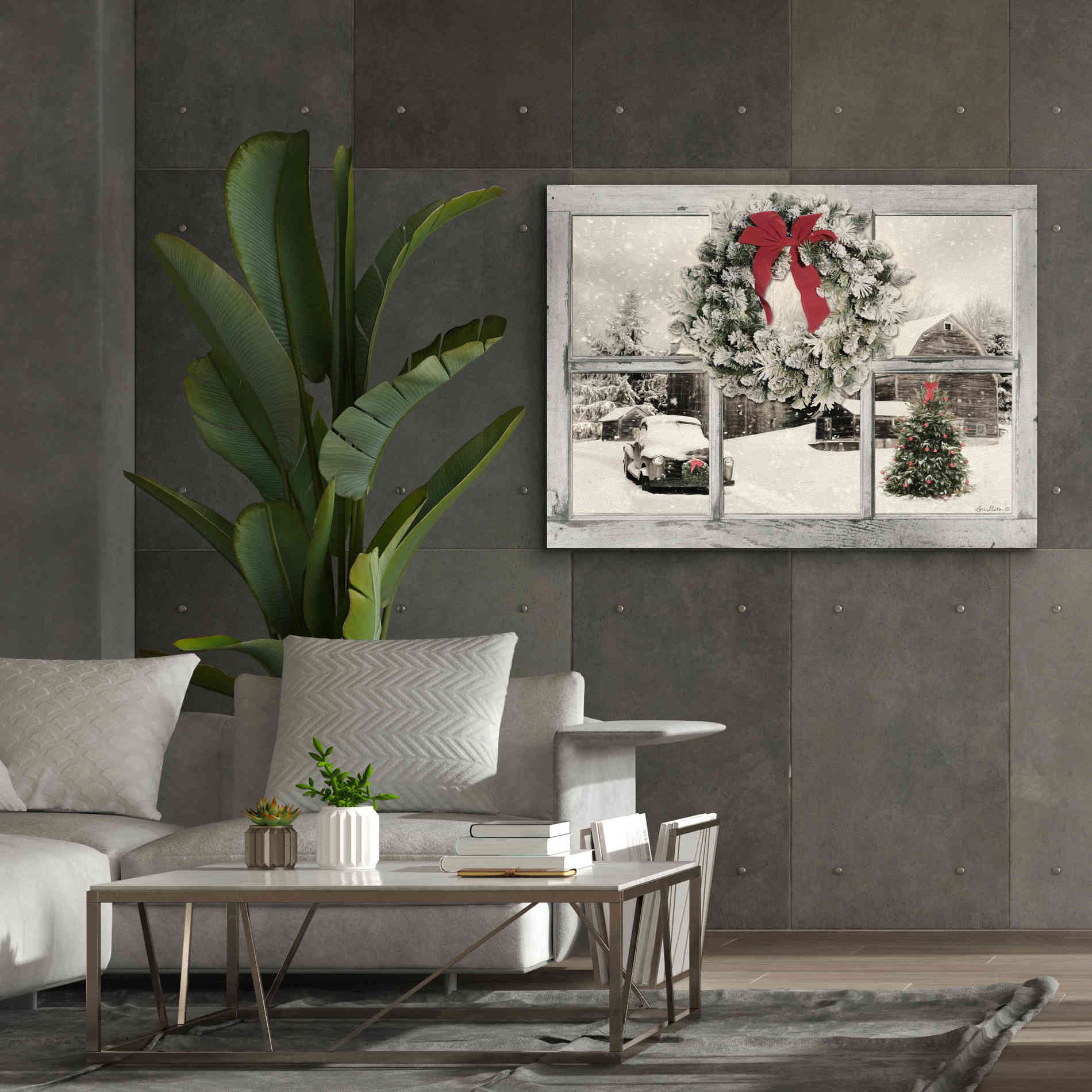 'It's Cold Outside' by Lori Deiter, Canvas Wall Art,54 x 40