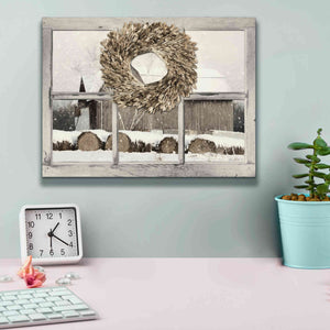 'Millersburg Winter View' by Lori Deiter, Canvas Wall Art,16 x 12