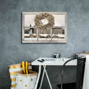'Millersburg Winter View' by Lori Deiter, Canvas Wall Art,26 x 18