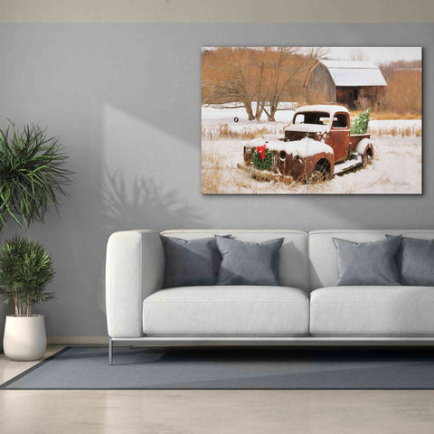 Image of 'Christmas Lawn Ornament' by Lori Deiter, Canvas Wall Art,60 x 40
