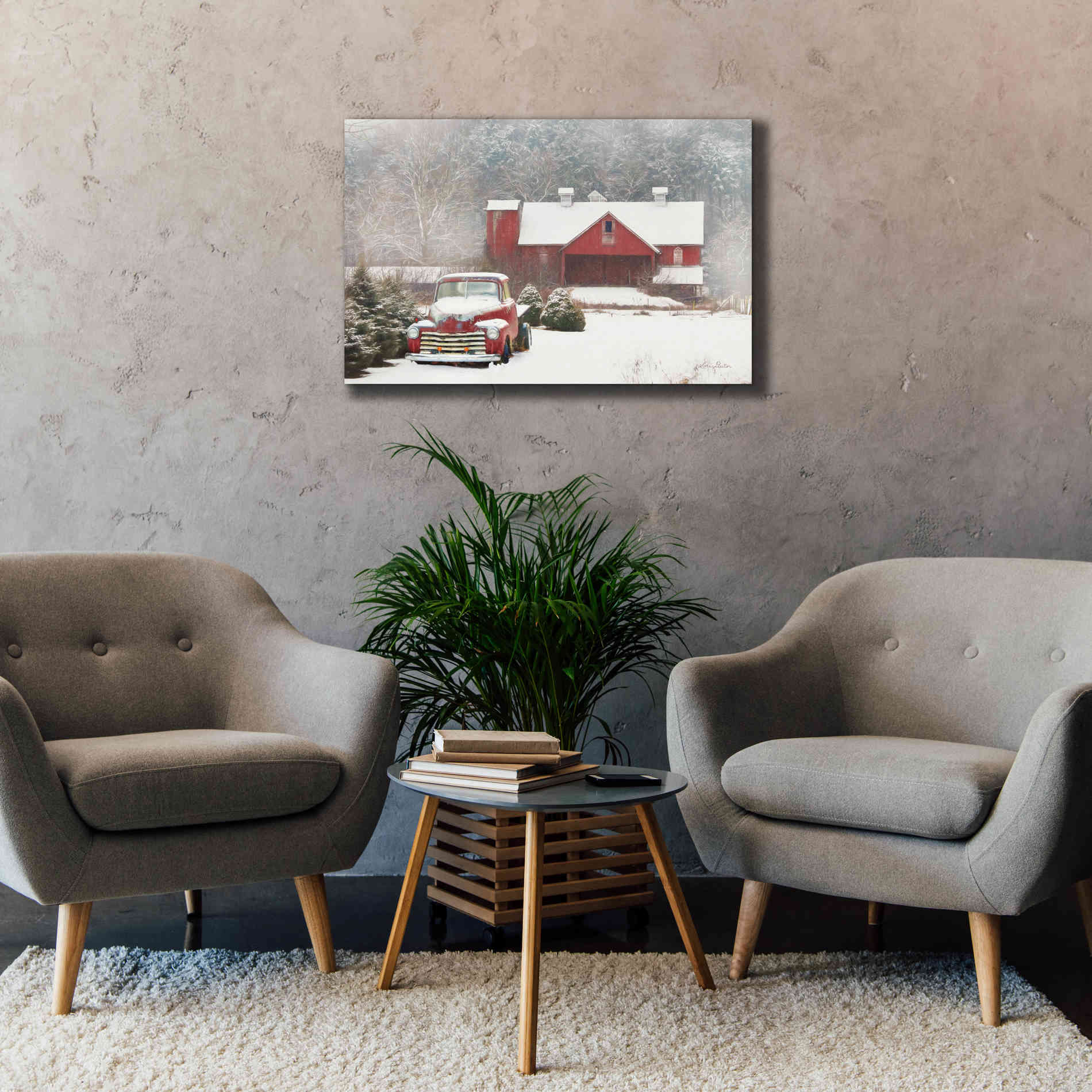'Chevy Country' by Lori Deiter, Canvas Wall Art,40 x 26