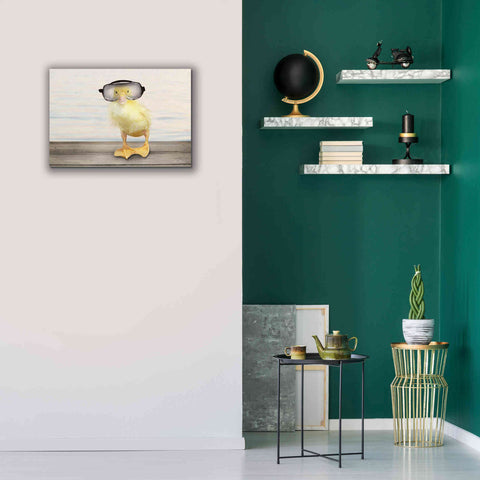 Image of 'Diving Duck' by Lori Deiter, Canvas Wall Art,26 x 18