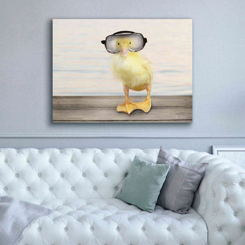 Image of 'Diving Duck' by Lori Deiter, Canvas Wall Art,54 x 40