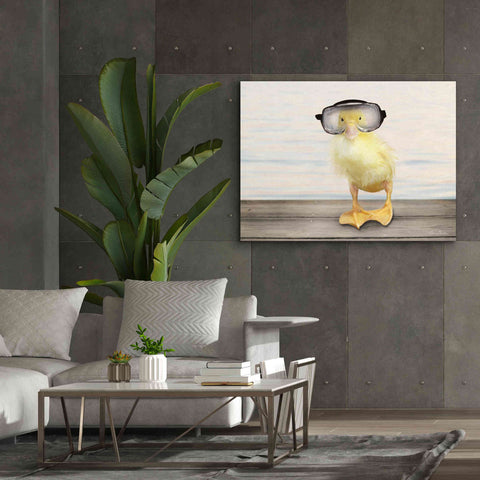 Image of 'Diving Duck' by Lori Deiter, Canvas Wall Art,54 x 40