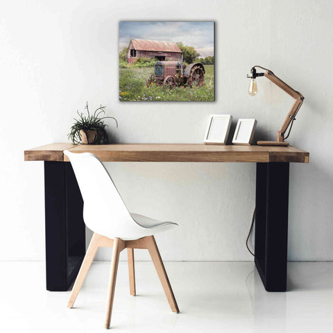 Image of 'Clayton Tractor' by Lori Deiter, Canvas Wall Art,24 x 20
