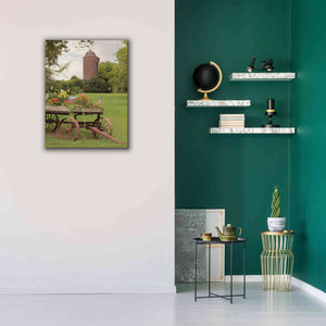 'Clayton Flower Wagon' by Lori Deiter, Canvas Wall Art,26 x 34