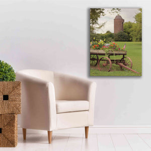 'Clayton Flower Wagon' by Lori Deiter, Canvas Wall Art,26 x 34