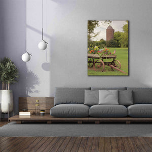 'Clayton Flower Wagon' by Lori Deiter, Canvas Wall Art,40 x 54