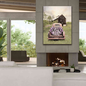 'Petunia Truck' by Lori Deiter, Canvas Wall Art,40 x 54
