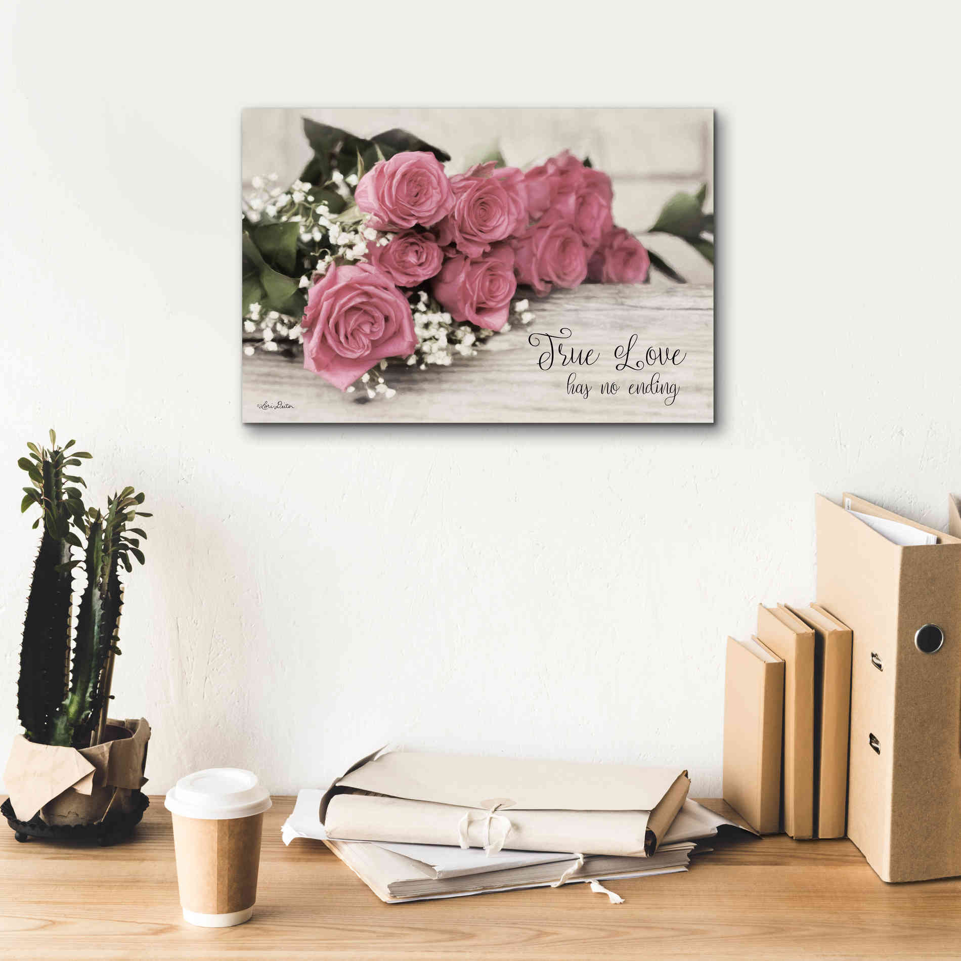 'True Love' by Lori Deiter, Canvas Wall Art,18 x 12