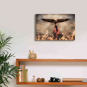 'Blaze of Glory' by Lori Deiter, Canvas Wall Art,18 x 12