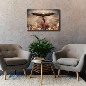 'Blaze of Glory' by Lori Deiter, Canvas Wall Art,40 x 26