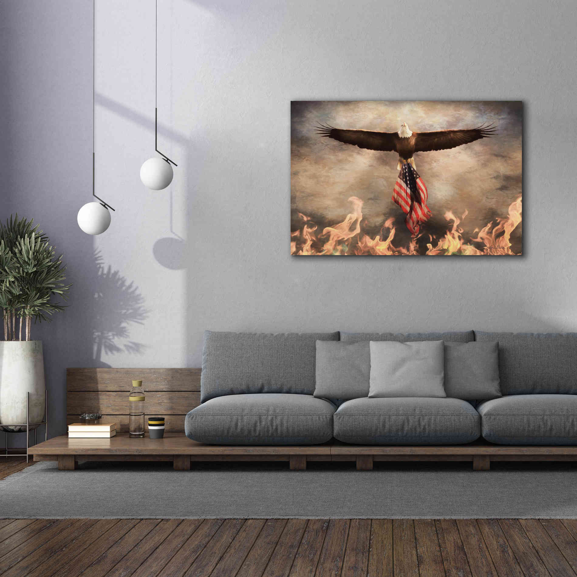 'Blaze of Glory' by Lori Deiter, Canvas Wall Art,60 x 40