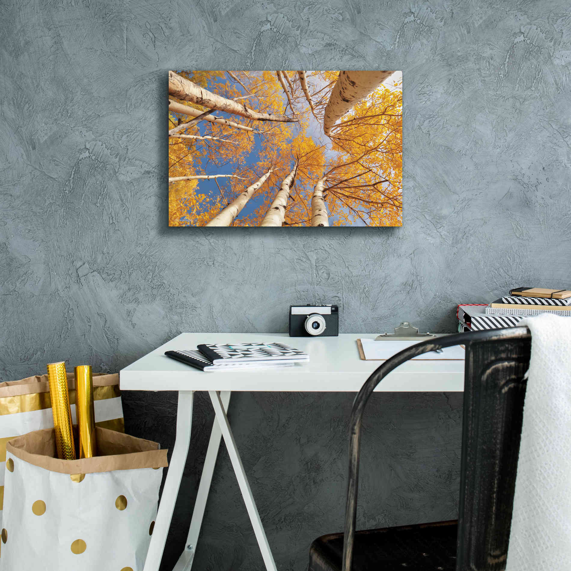'Aspen II' by Lori Deiter, Canvas Wall Art,18 x 12
