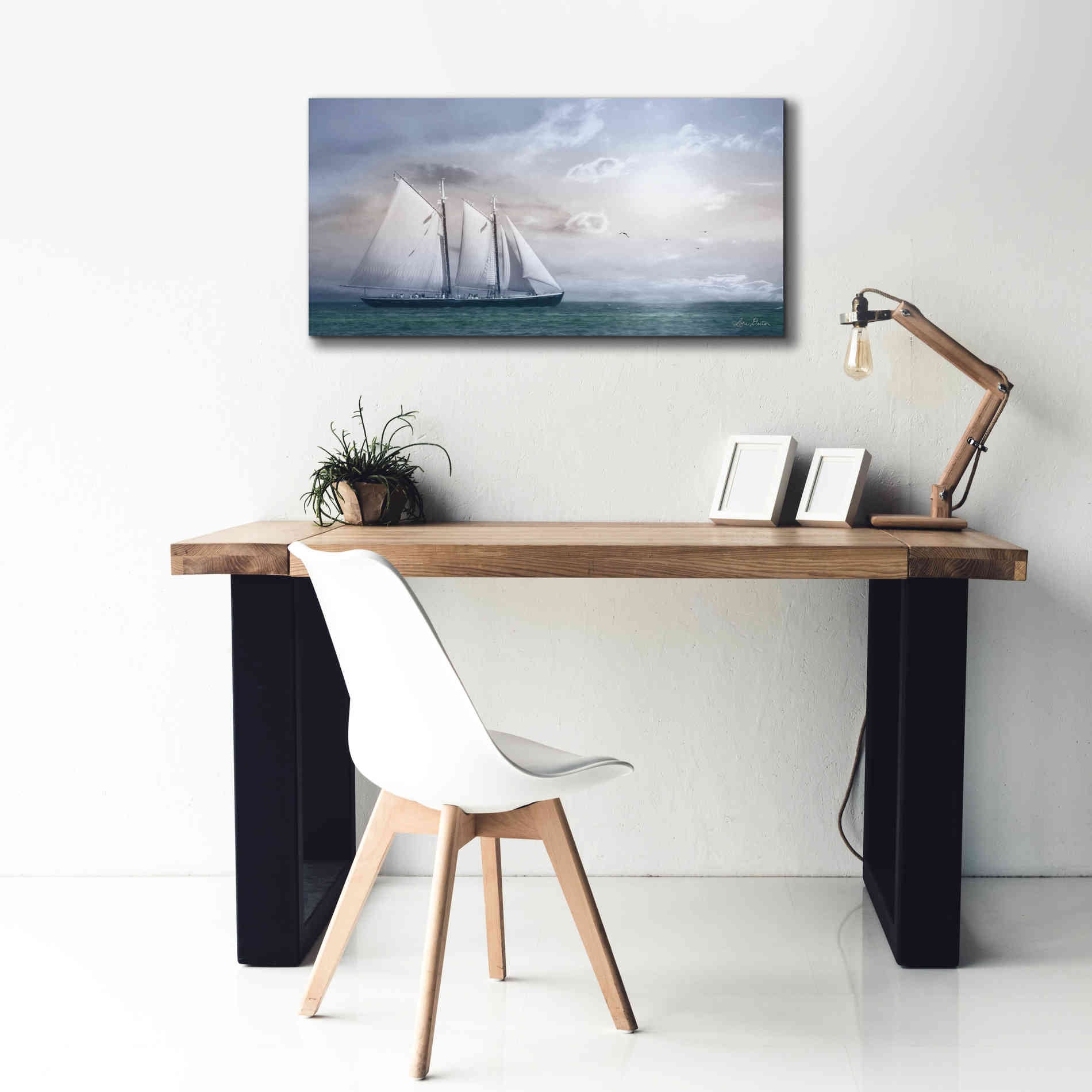 'Adventure on the Seas' by Lori Deiter, Canvas Wall Art,40 x 20