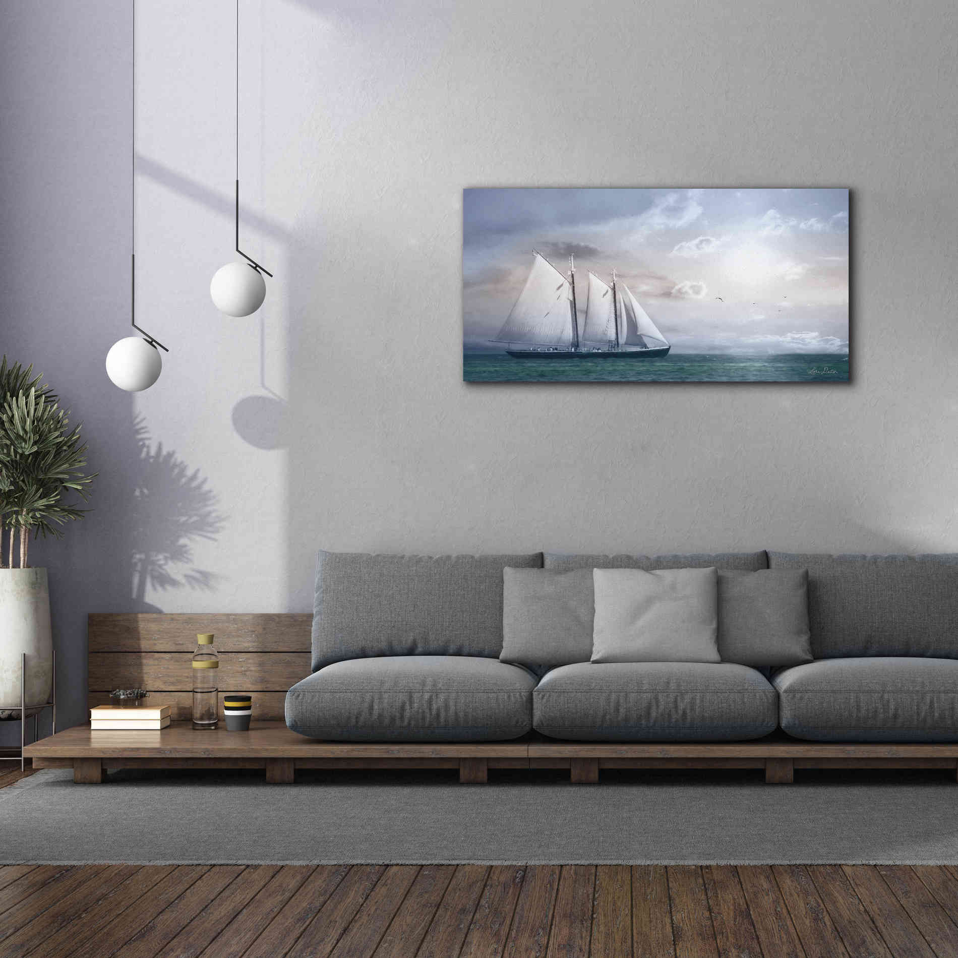 'Adventure on the Seas' by Lori Deiter, Canvas Wall Art,60 x 30